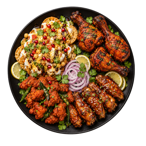 Delicious Roasted Fish Pakora at Pakistani Restaurant